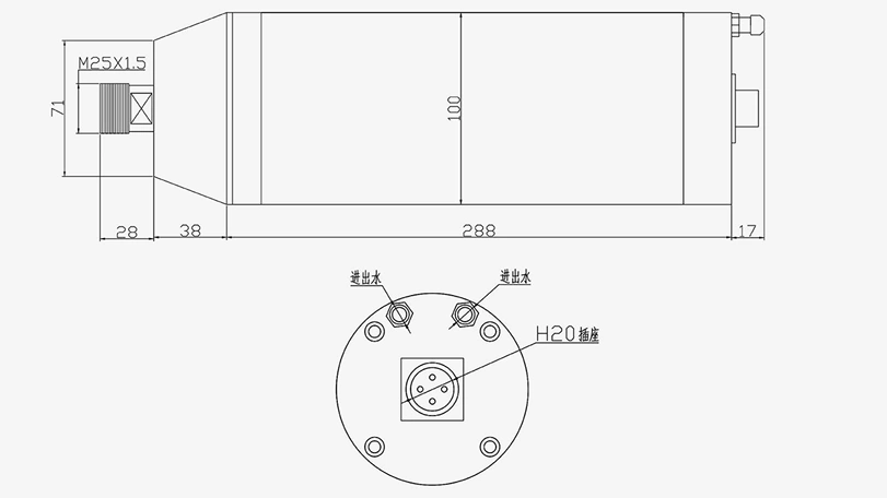 ZDT100-4.5KW ER20